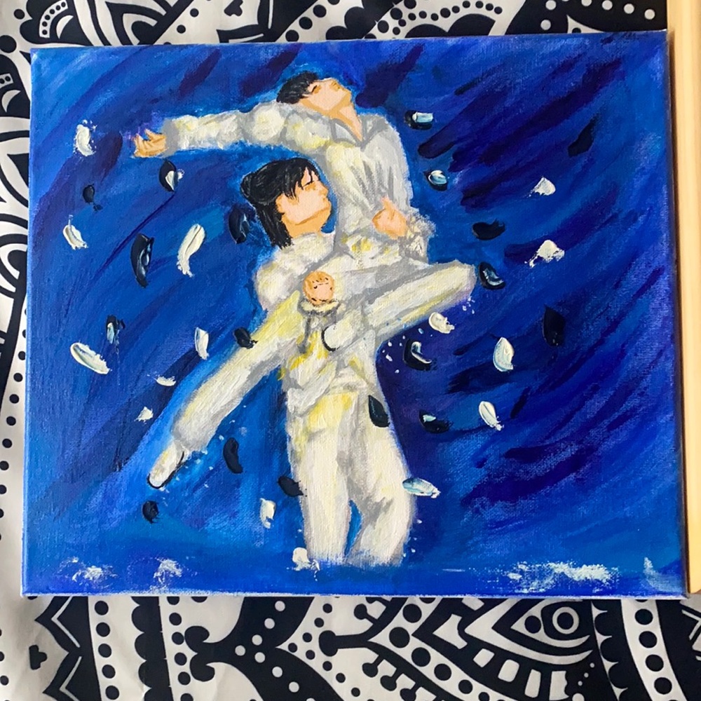 BTS JK and JM BlackSwan art